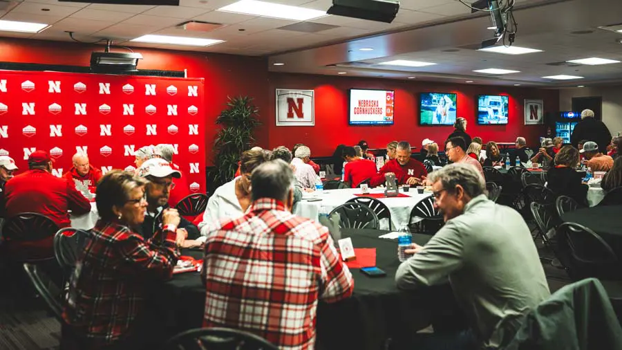 Counter full of food