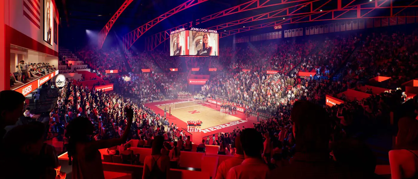 John Cook Arena in the Bob Devaney Sports Center rendering