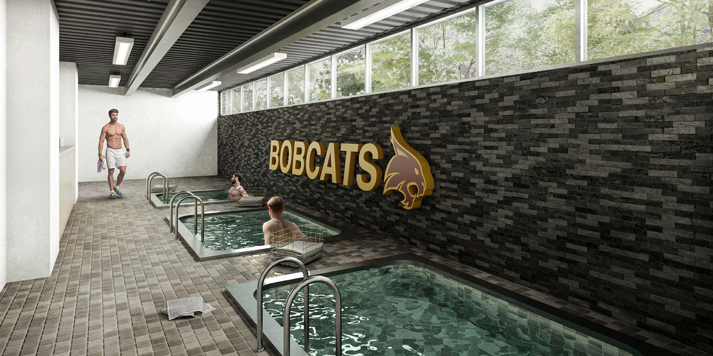 Rendering of football facility