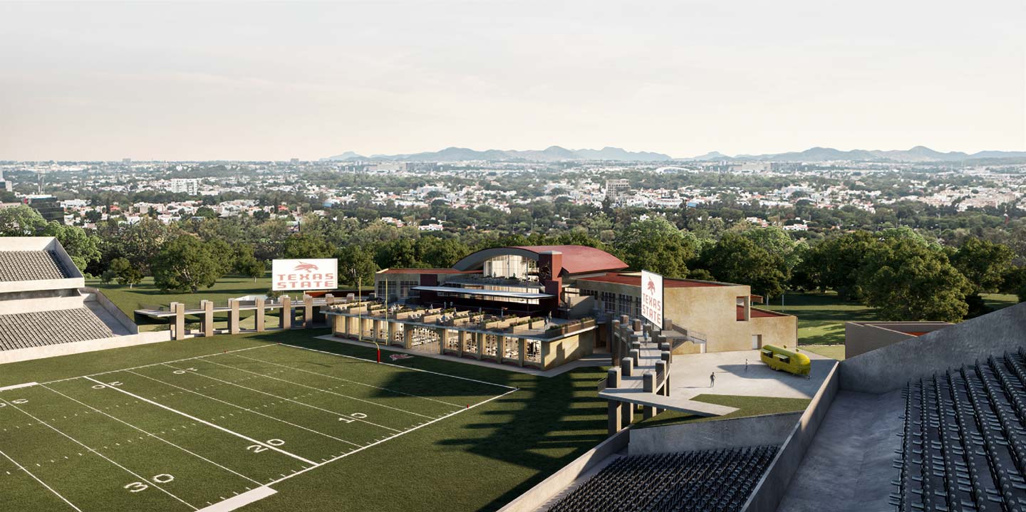 Rendering of football facility