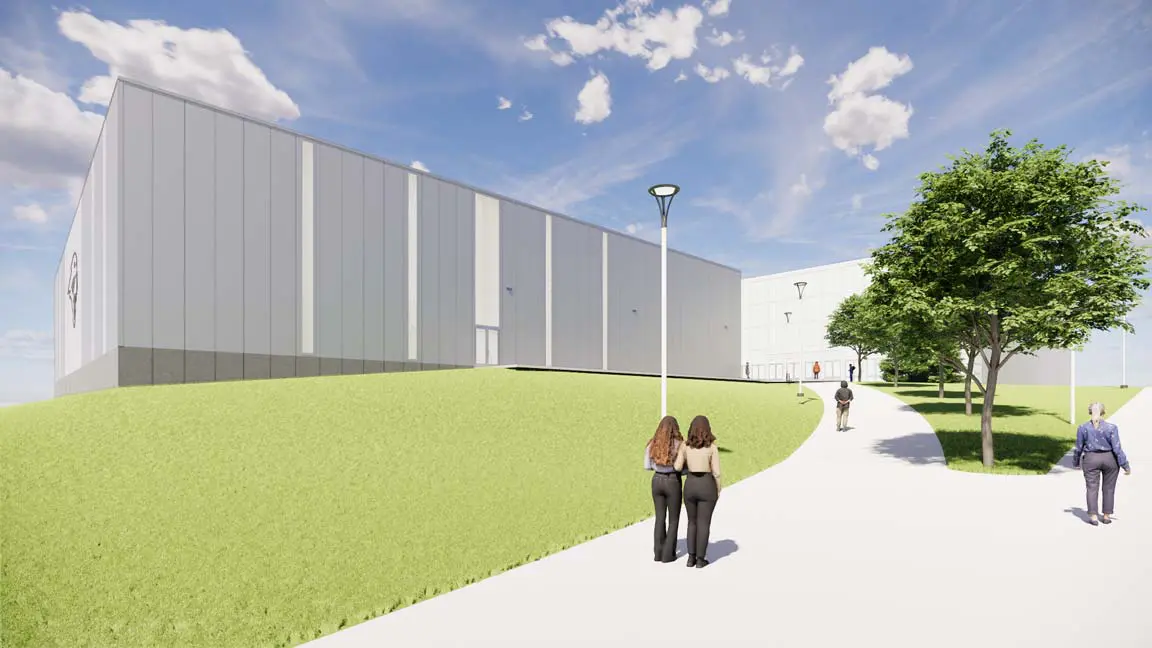 Court Sports Training Facility Rendering